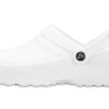 Sabots Crocs Specialist II, chaussures décontractées et résistantes, blanches, unisexes, 204590-100
