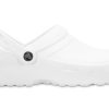 Sabots Crocs Specialist II, chaussures décontractées et résistantes, blanches, unisexes, 204590-100