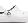Sabots doublés classiques Crocs (GS) « Blanc gris » 207009-10M