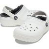 Sabots doublés classiques Crocs (GS) « Blanc gris » 207009-10M