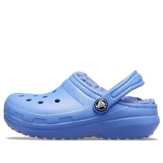 Sabots doublés classiques Crocs (GS) « Bleu » 203506-434