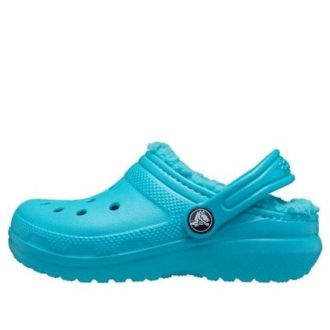 Sabots doublés classiques Crocs (GS) « Bleu » 203506-4SL