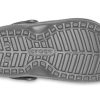 Sabots doublés classiques Crocs (GS) « Gris ardoise fumé » 203506-0EX