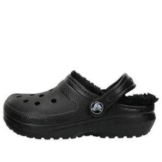 Sabots doublés classiques Crocs (GS) pour enfants « Noir » 207010-060
