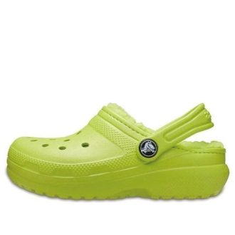 Sabots doublés classiques Crocs (GS) « Vert » 203506-3TX