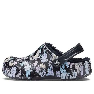 Sabots doublés Crocs Baya (femmes) « Noir et blanc » 205975-0CV