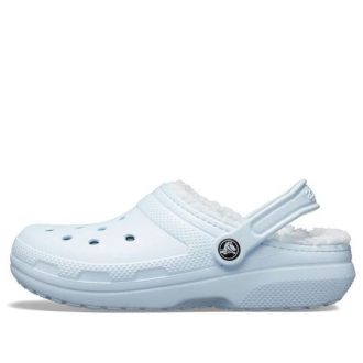 Sabots doublés Crocs Classic à enfiler « Bleu bébé » 203591-4JZ