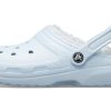 Sabots doublés Crocs Classic à enfiler « Bleu bébé » 203591-4JZ