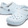 Sabots doublés Crocs Classic à enfiler « Bleu bébé » 203591-4JZ