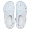 Sabots doublés Crocs Classic à enfiler « Bleu bébé » 203591-4JZ
