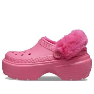 Sabots doublés Crocs (femmes) Stomp « Rose » 208546