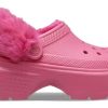 Sabots doublés Crocs (femmes) Stomp « Rose » 208546