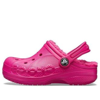 Sabots doublés Crocs (GS) Baya « Rose bonbon » 205977-6X3