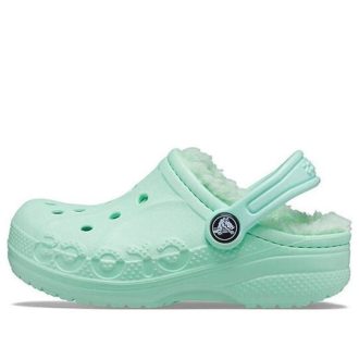 Sabots doublés Crocs (GS) Classic Baya « Menthe » 205977-3TI