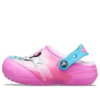 Sabots doublés Crocs (GS) Fun Lab Disney Minnie « Rose Bleu » 206554-6QQ