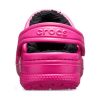 Sabots doublés Crocs (GS) Ralen « Rose bonbon noir » 16245-6X1