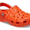 Sabots géométriques classiques Crocs (femmes) « Orange » 209563-84J