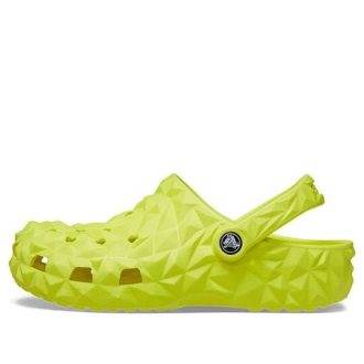Sabots géométriques classiques Crocs (femmes) « Vert » 209563-76M