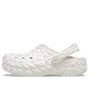 Sabots géométriques doublés Crocs Classic « Blanc » 210069-100