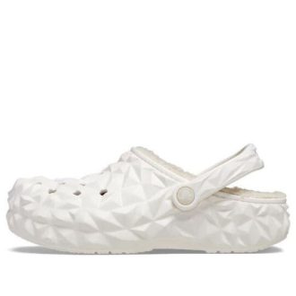 Sabots géométriques doublés Crocs Classic « Blanc » 210069-100
