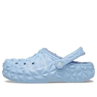 Sabots géométriques doublés Crocs Classic « Bleu » 210069-4NS