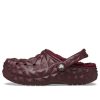 Sabots géométriques doublés Crocs « Dark Cherry » 210069-6WD
