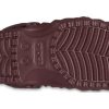 Sabots géométriques doublés Crocs « Dark Cherry » 210069-6WD