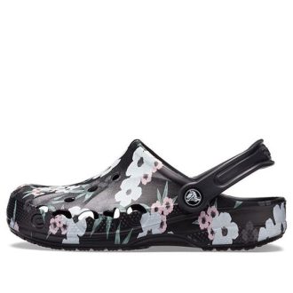 Sabots imprimés Crocs Baya (femmes) « Tropical Floral Black » 205839-98F