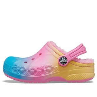 Sabots imprimés doublés Crocs (GS) Baya « Pink Lemonade Multi » 205888-6SO