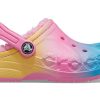 Sabots imprimés doublés Crocs (GS) Baya « Pink Lemonade Multi » 205888-6SO