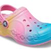 Sabots imprimés doublés Crocs (GS) Baya « Pink Lemonade Multi » 205888-6SO
