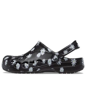 Sabots imprimés saisonniers Crocs Baya « Black Daisy » 206230-0ZI