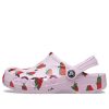 Sabots imprimés saisonniers Crocs (GS) Baya « Rose Rouge » 207657-6GD