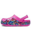 Sabots légers Crocs (GS) Fun Lab Multi Butterfly Band « Rose Bleu » 206158-6QQ