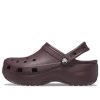 Sabots à plateforme classiques Crocs (femmes) « Cerise foncée » 206750-6WD