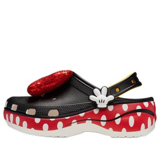 Sabots plateforme classiques Crocs (WMNS) x Minnie Mouse « Noir, rouge et blanc » 209896-100