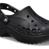 Sabots plateforme Crocs Baya (femmes) « Noir » 208186-001