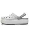 Sabots plateforme Crocs « Gris clair » 205434-04M
