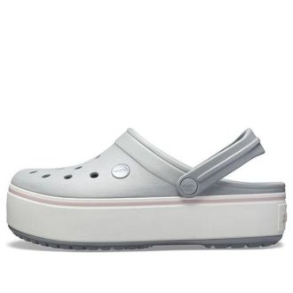 Sabots plateforme Crocs « Gris clair » 205434-04M
