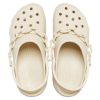 Sabots à plateforme et chaîne Crocs (femmes) classiques « Bone » 209022-2Y2