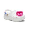 Sabots plateformes Crocs Baya Midsummer (femmes) « Blanc/Rose » 210091-1LI