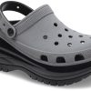 Sabots réfléchissants Crocs Mega Crush « Gris Noir » 209172-1LP