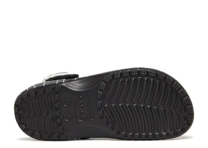 Sabots Ron English x Classic « Animaux de fête – Zèbre noir »