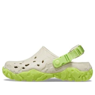 Sabots tout-terrain Crocs Atlas « Bone Limeade » 208391-2BZ