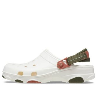 Sabots tout-terrain Crocs « Blanc Vert » 206340-0WV