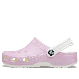 Sabots tout-terrain Crocs (GS) Classic « Rose Blanc » 209158-6S0