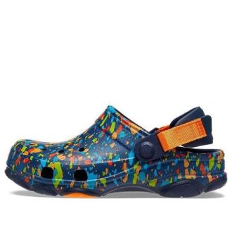 Sabots tout-terrain Crocs (GS) Classic Terrazzo « Bleu Orange Multi » 207610-4HQ
