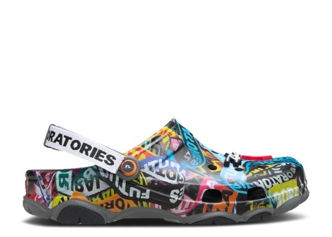 Sabots tout-terrain Futura Laboratories x « Flanyard »