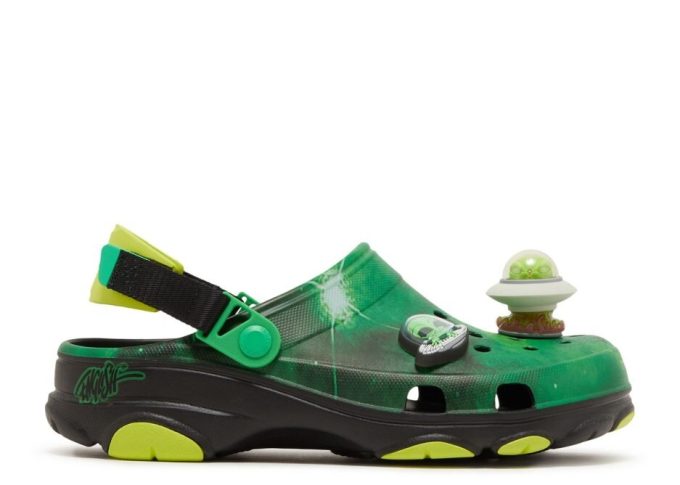 Sabots tout-terrain Ron English x « Zone 54 – Galaxie verte »