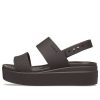 Sandale basse Crocs Brooklyn Croco Espresso (femme) « Marron » 208585-206